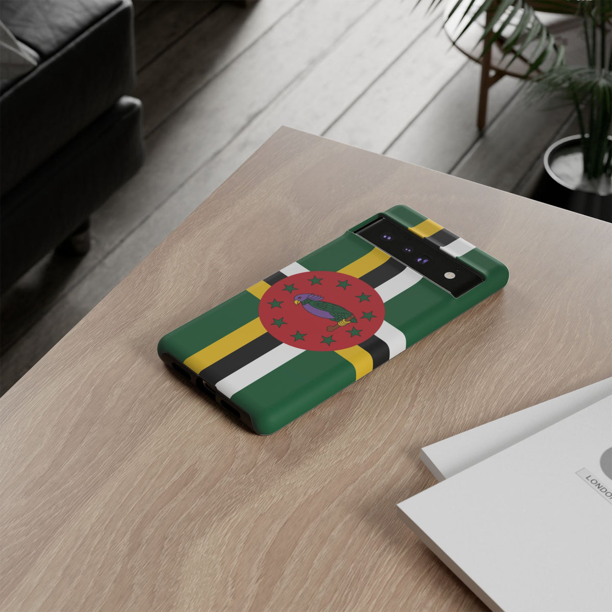 Dominica Flag Tough Phone Case - Irie Blues Boutique