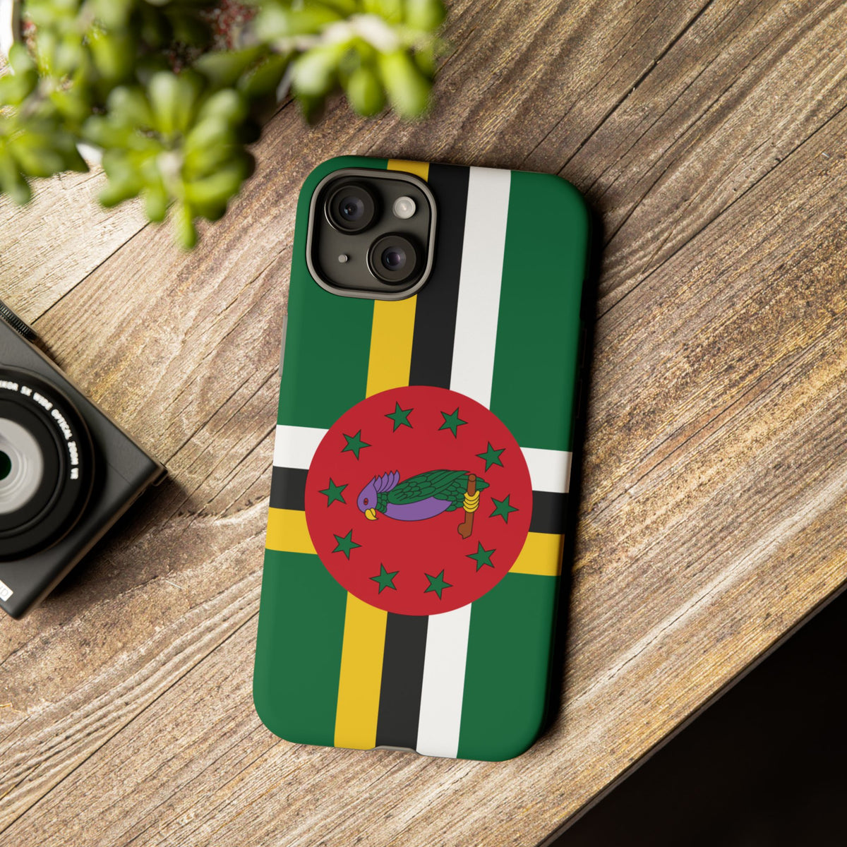 Dominica Flag Tough Phone Case - Irie Blues Boutique