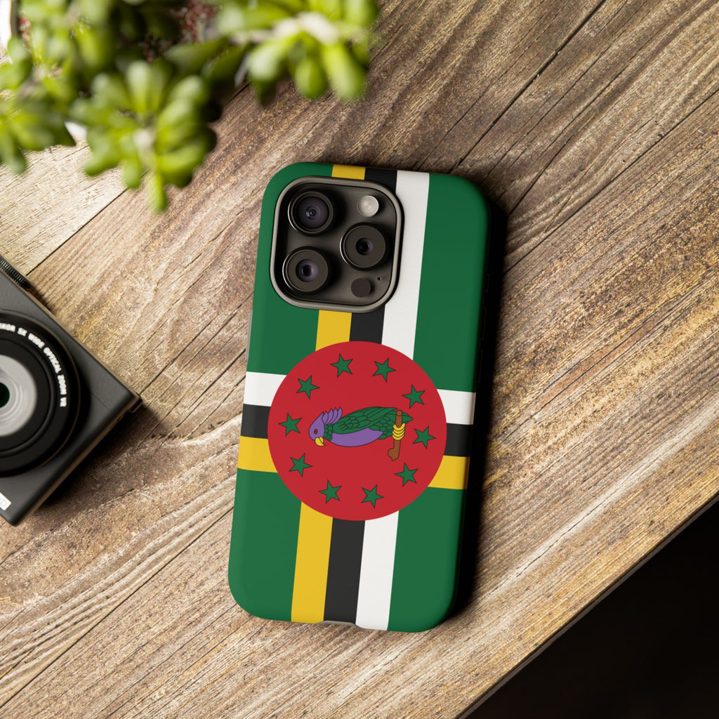 Dominica Flag Tough Phone Case - Irie Blues Boutique