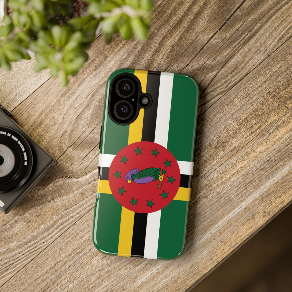 Dominica Flag Tough Phone Case - Irie Blues Boutique