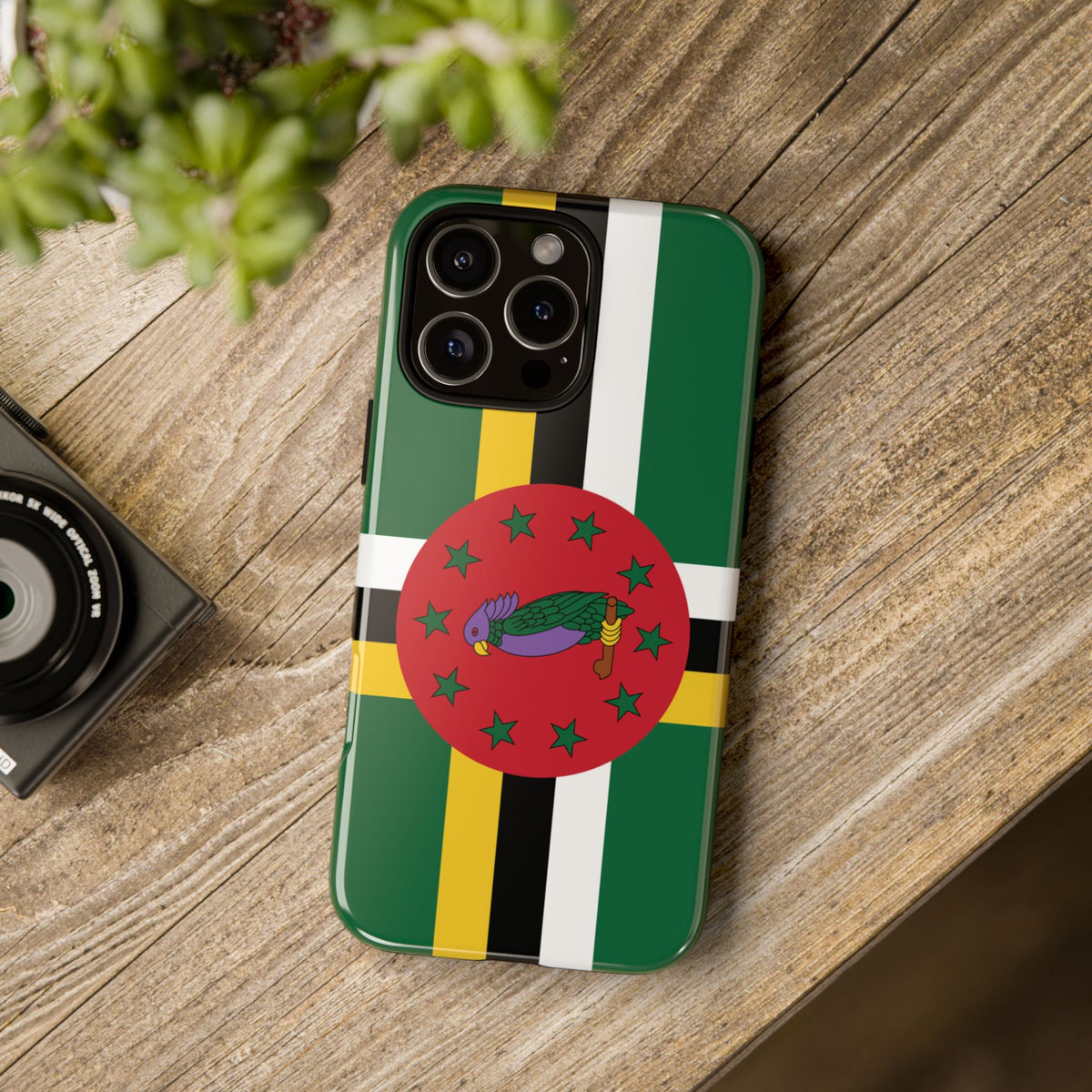 Dominica Flag Tough Phone Case - Irie Blues Boutique
