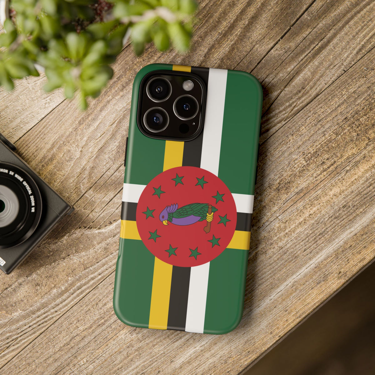 Dominica Flag Tough Phone Case - Irie Blues Boutique