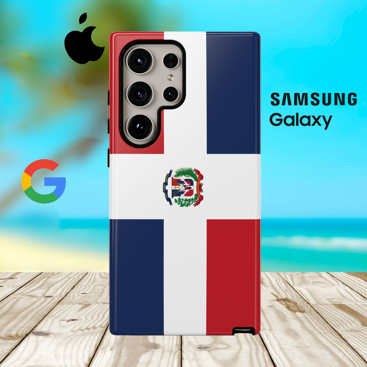 Dominican Republic Tough Phone Case - Irie Blues Boutique