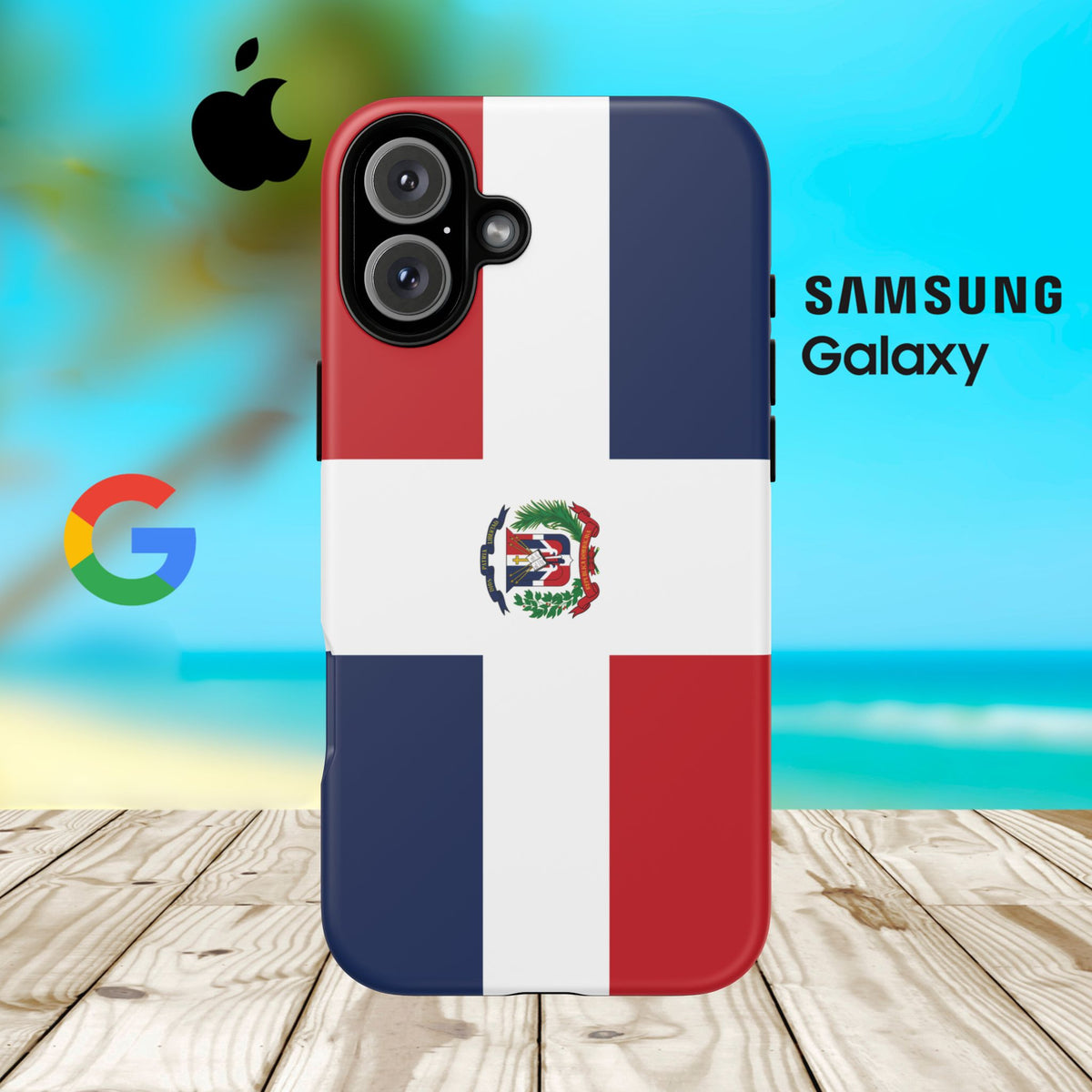 Dominican Republic Tough Phone Case - Irie Blues Boutique