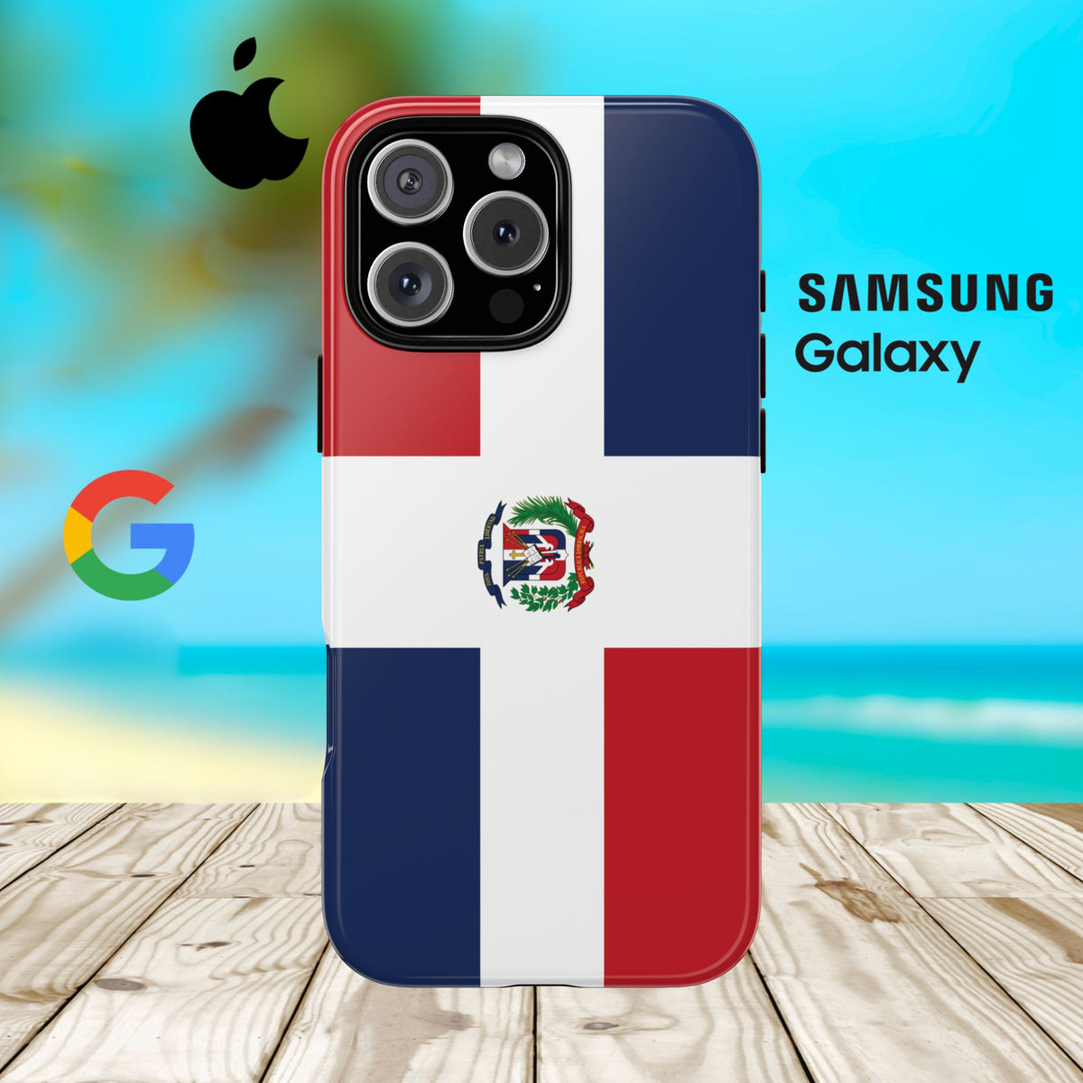 Dominican Republic Tough Phone Case - Irie Blues Boutique