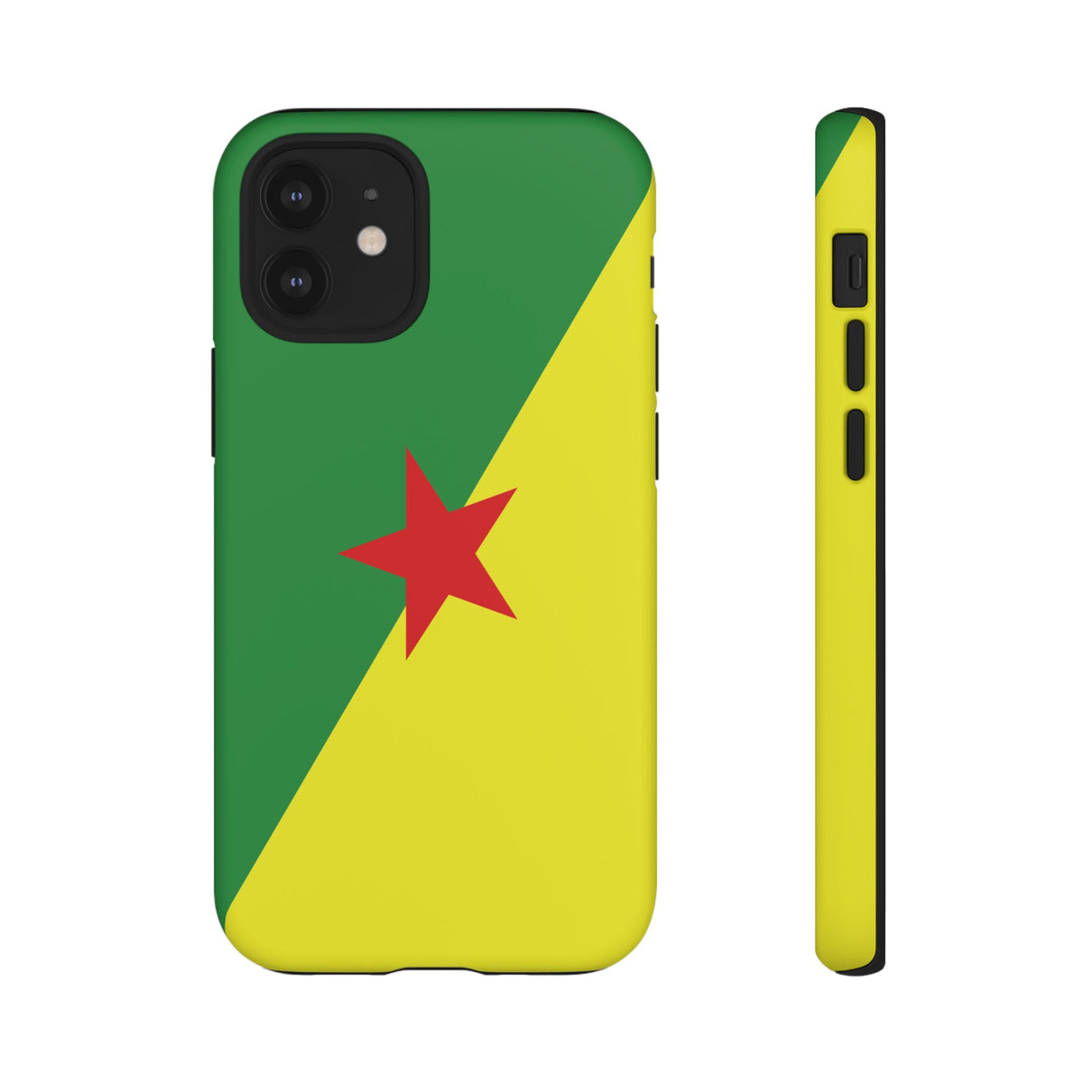 French Guiana Flag Tough Phone Case - Irie Blues Boutique