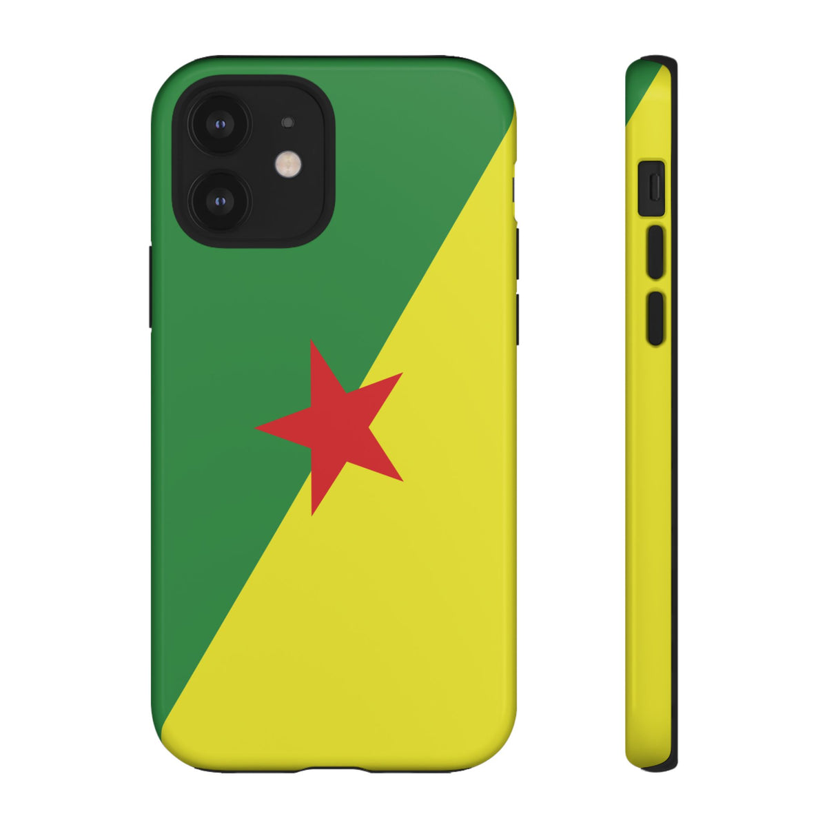 French Guiana Flag Tough Phone Case - Irie Blues Boutique