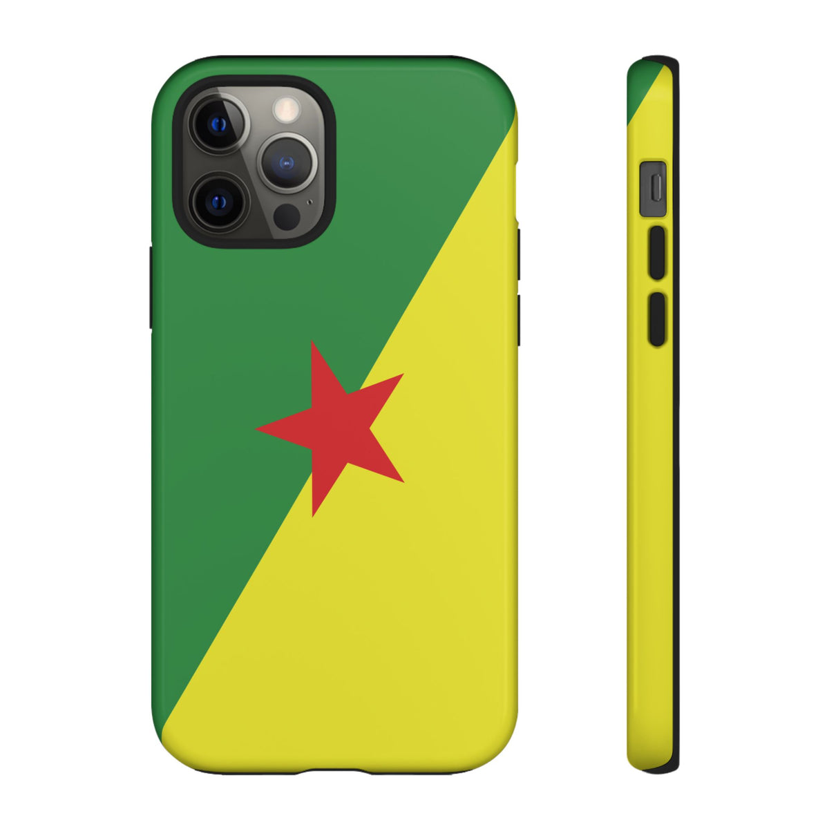 French Guiana Flag Tough Phone Case - Irie Blues Boutique