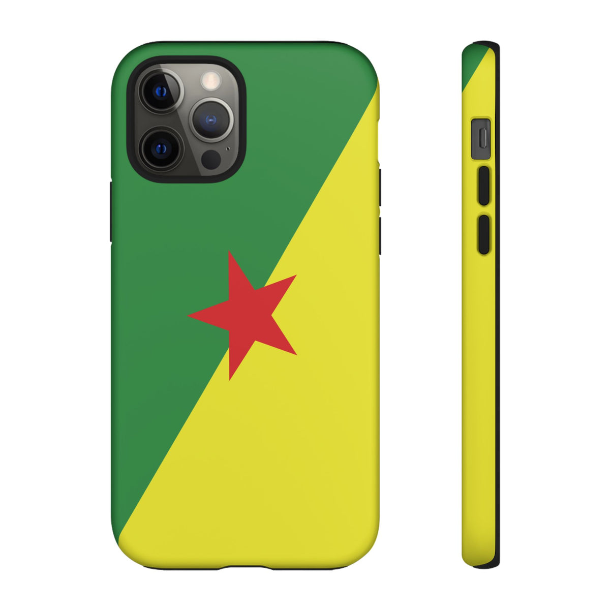 French Guiana Flag Tough Phone Case - Irie Blues Boutique