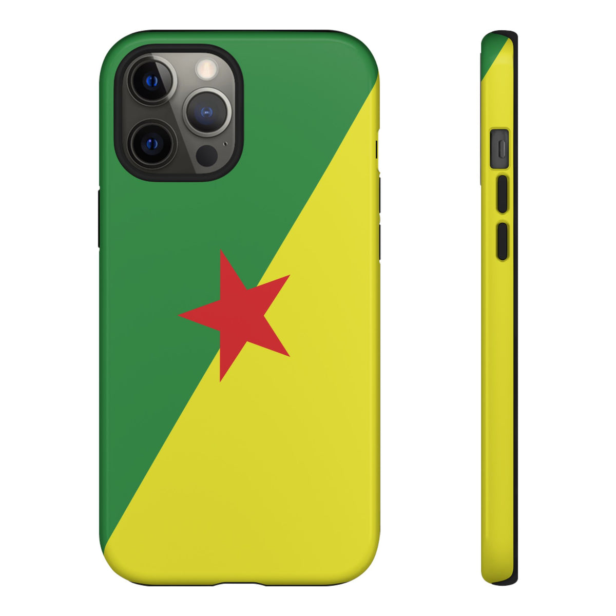 French Guiana Flag Tough Phone Case - Irie Blues Boutique