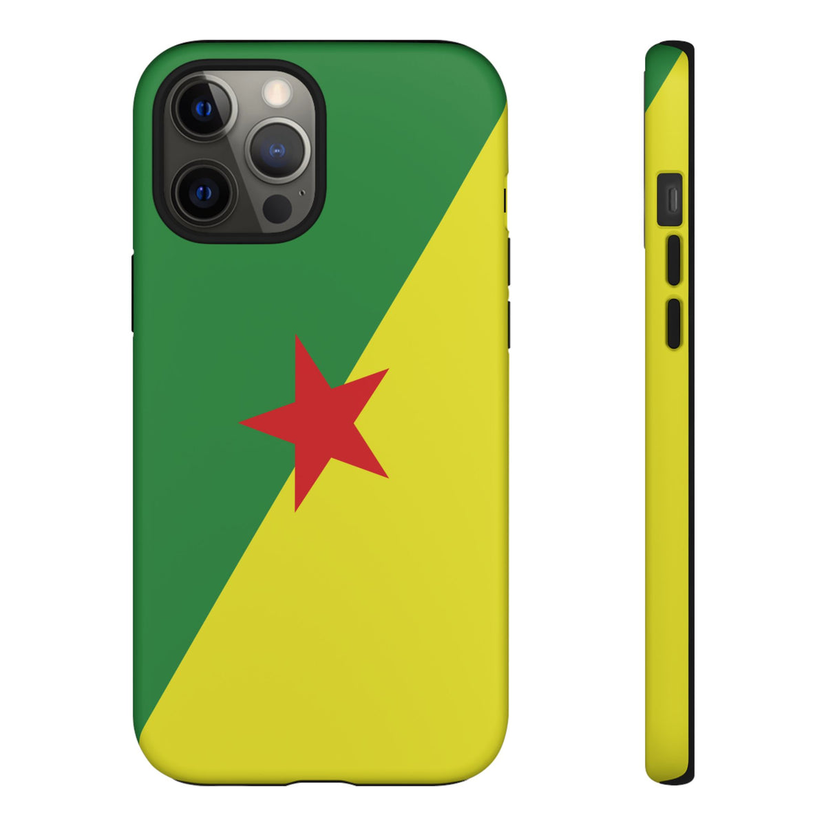 French Guiana Flag Tough Phone Case - Irie Blues Boutique