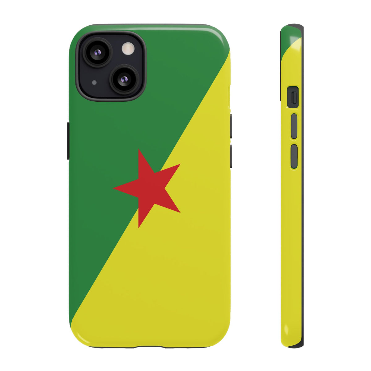 French Guiana Flag Tough Phone Case - Irie Blues Boutique