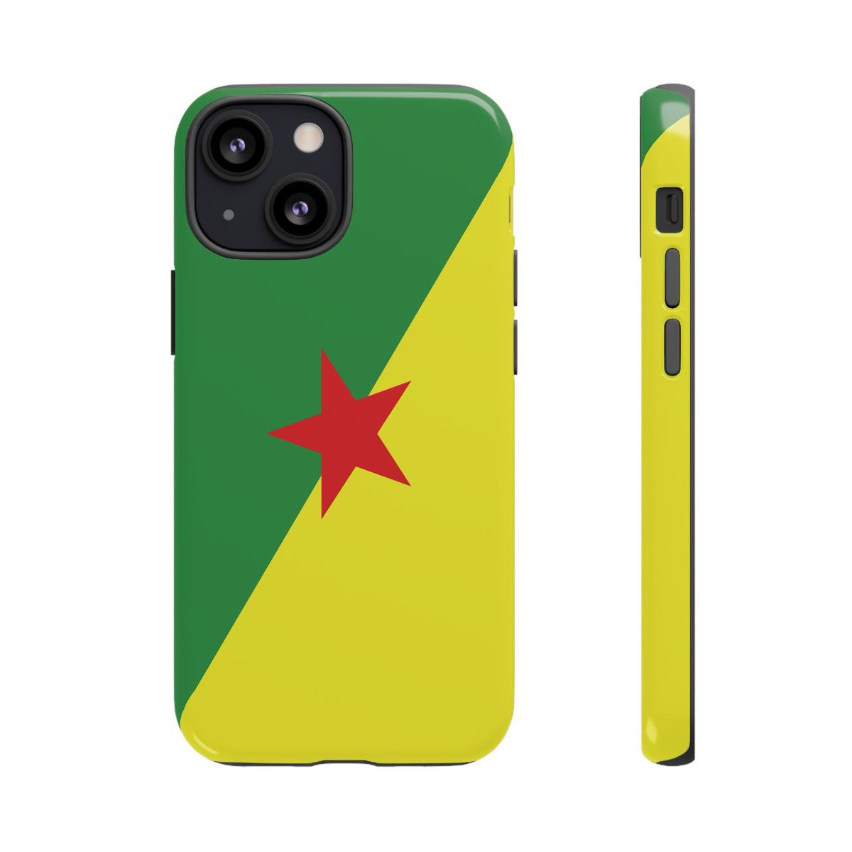 French Guiana Flag Tough Phone Case - Irie Blues Boutique