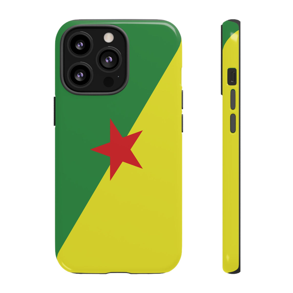 French Guiana Flag Tough Phone Case - Irie Blues Boutique