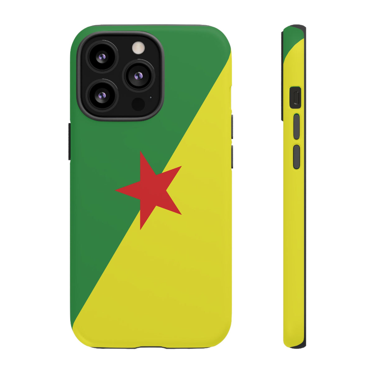 French Guiana Flag Tough Phone Case - Irie Blues Boutique
