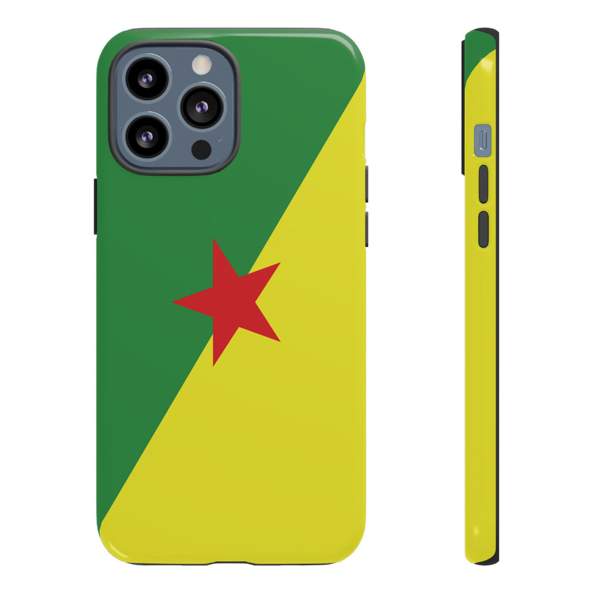 French Guiana Flag Tough Phone Case - Irie Blues Boutique