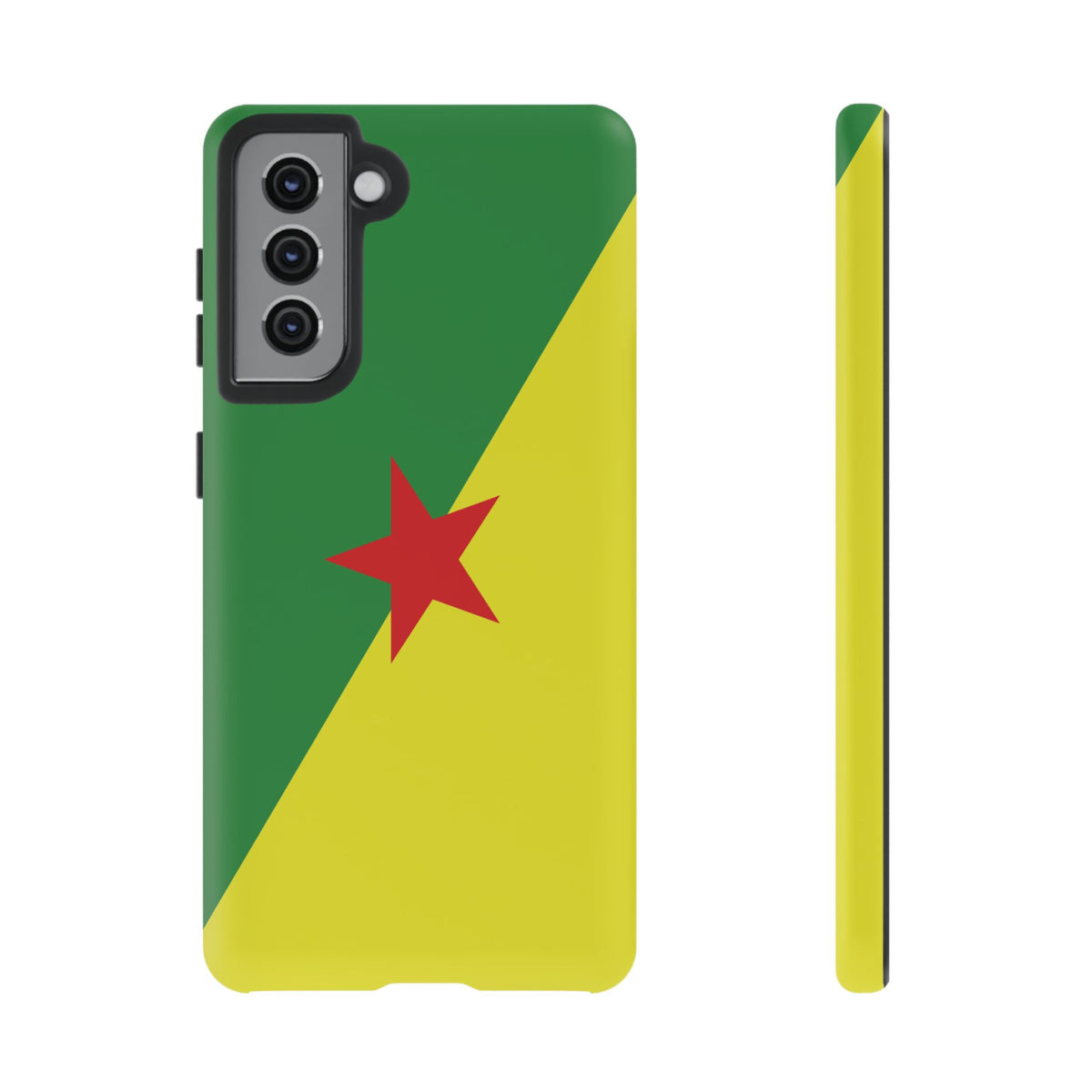 French Guiana Flag Tough Phone Case - Irie Blues Boutique