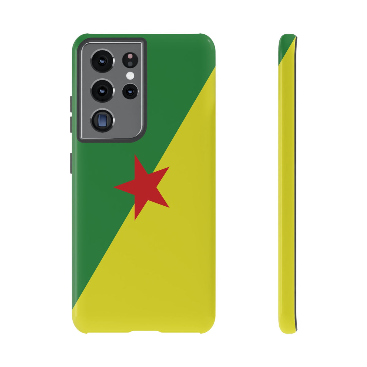 French Guiana Flag Tough Phone Case - Irie Blues Boutique