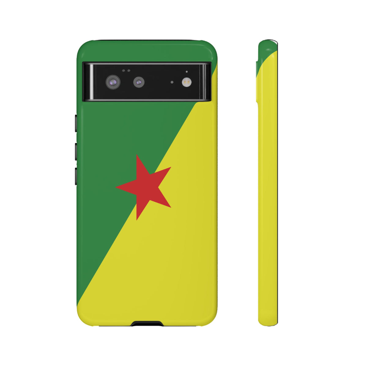 French Guiana Flag Tough Phone Case - Irie Blues Boutique