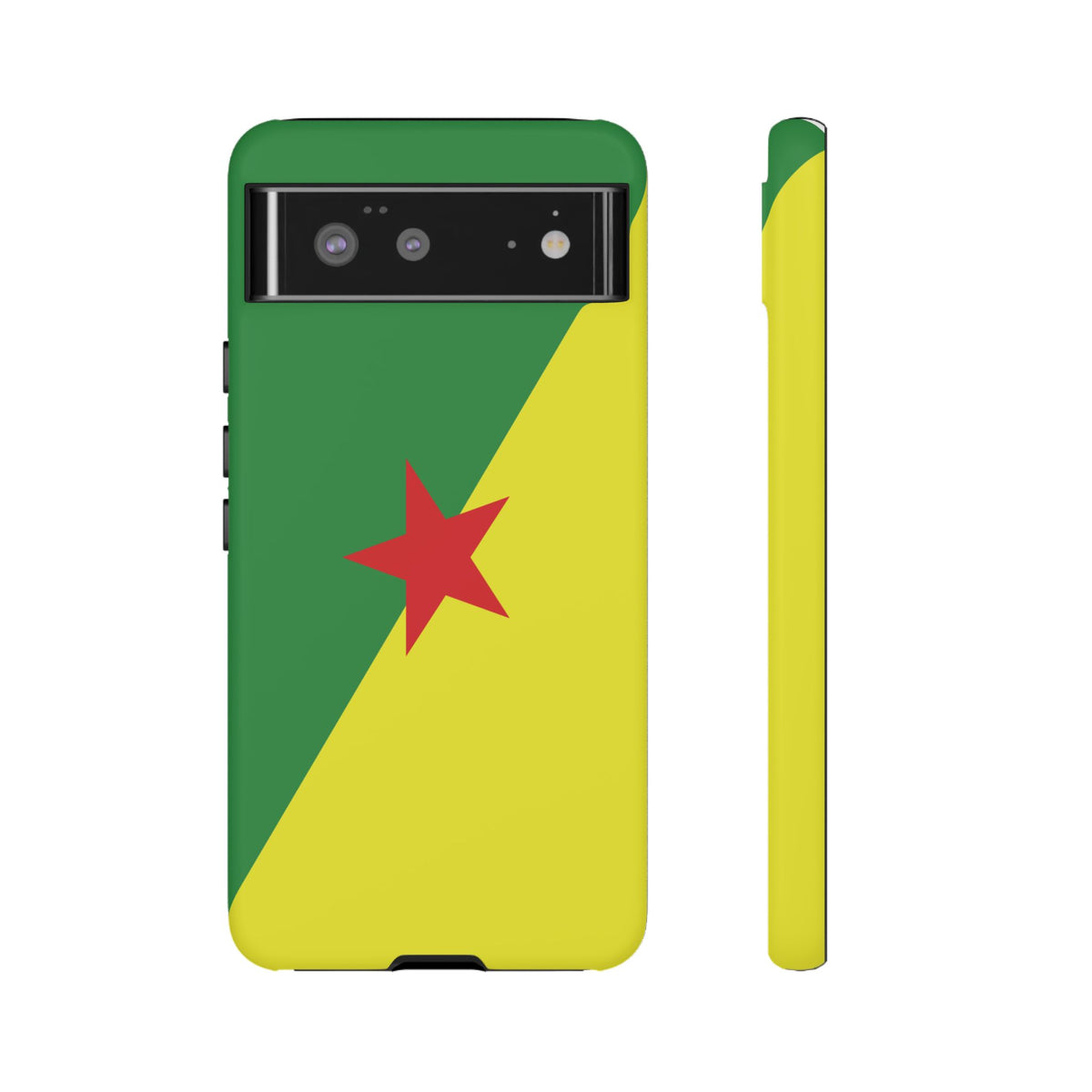 French Guiana Flag Tough Phone Case - Irie Blues Boutique