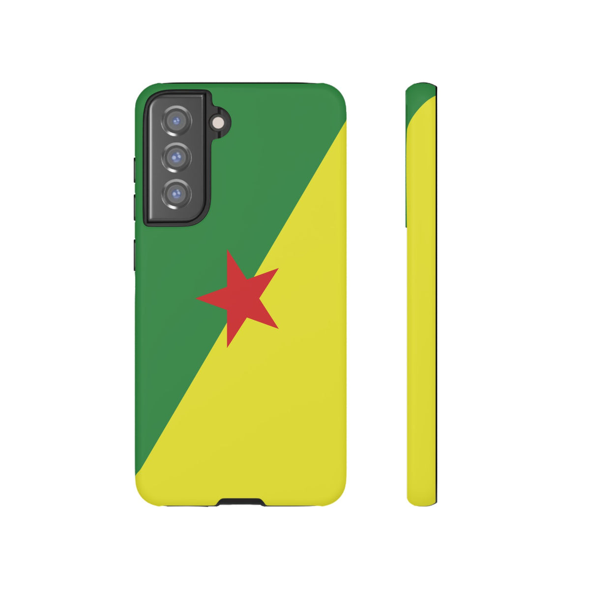 French Guiana Flag Tough Phone Case - Irie Blues Boutique