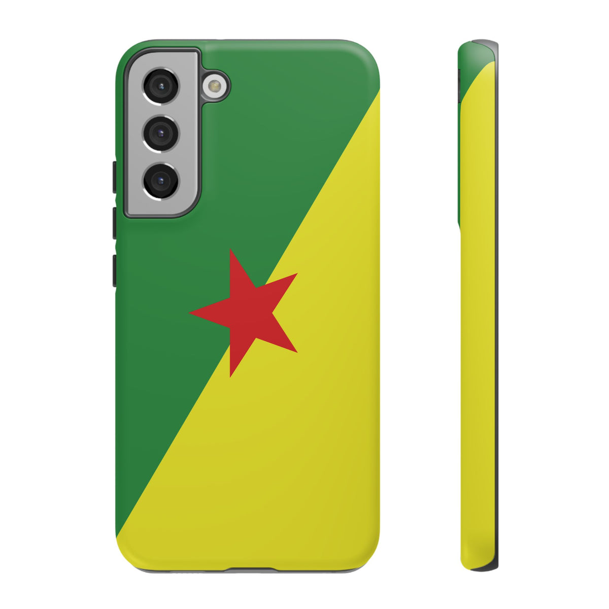 French Guiana Flag Tough Phone Case - Irie Blues Boutique