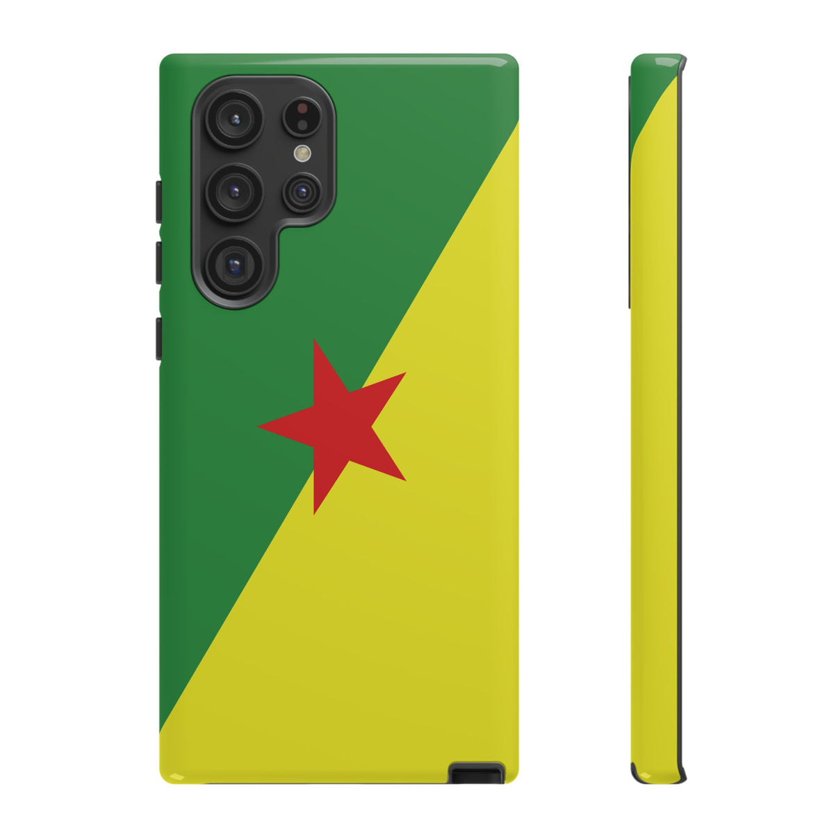 French Guiana Flag Tough Phone Case - Irie Blues Boutique