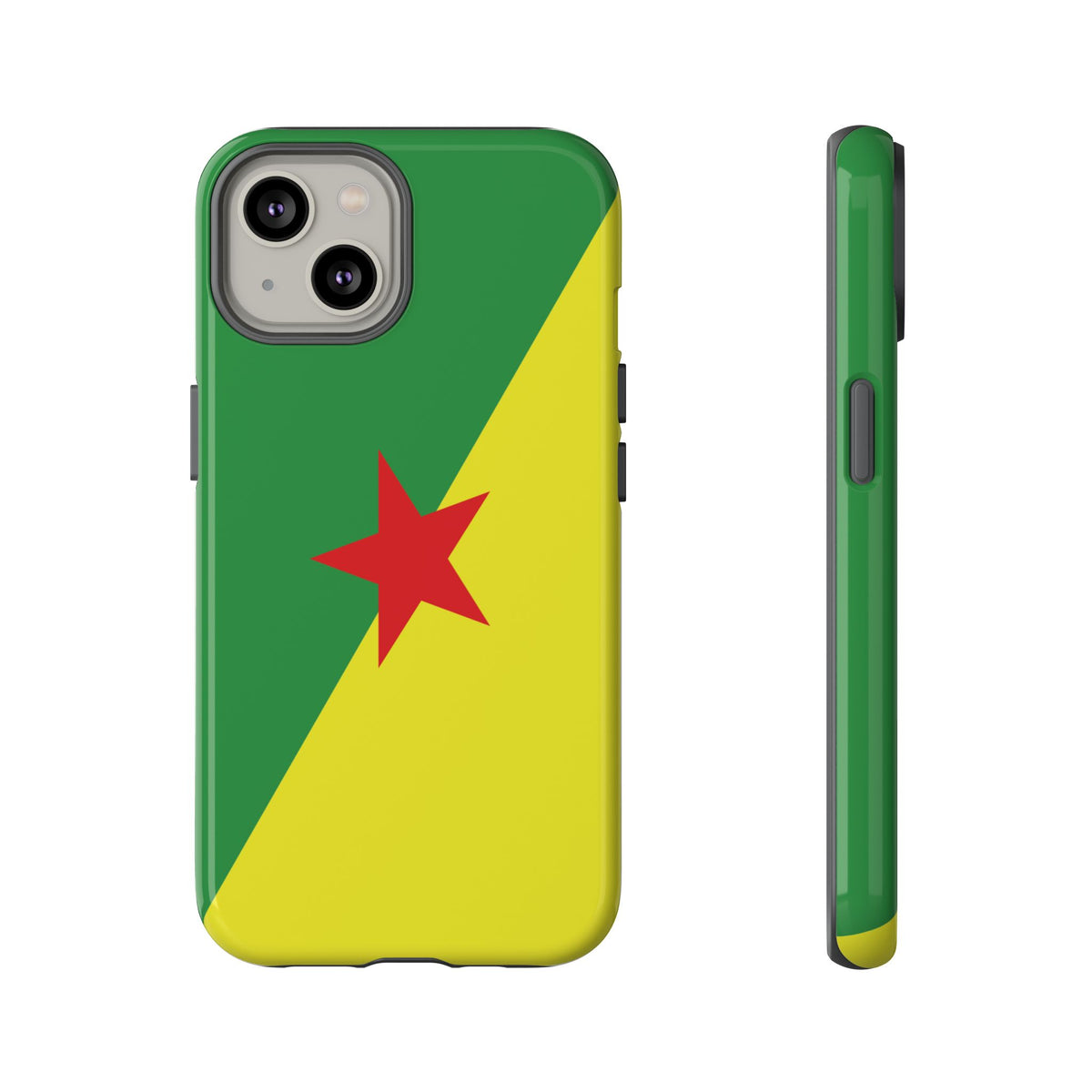 French Guiana Flag Tough Phone Case - Irie Blues Boutique