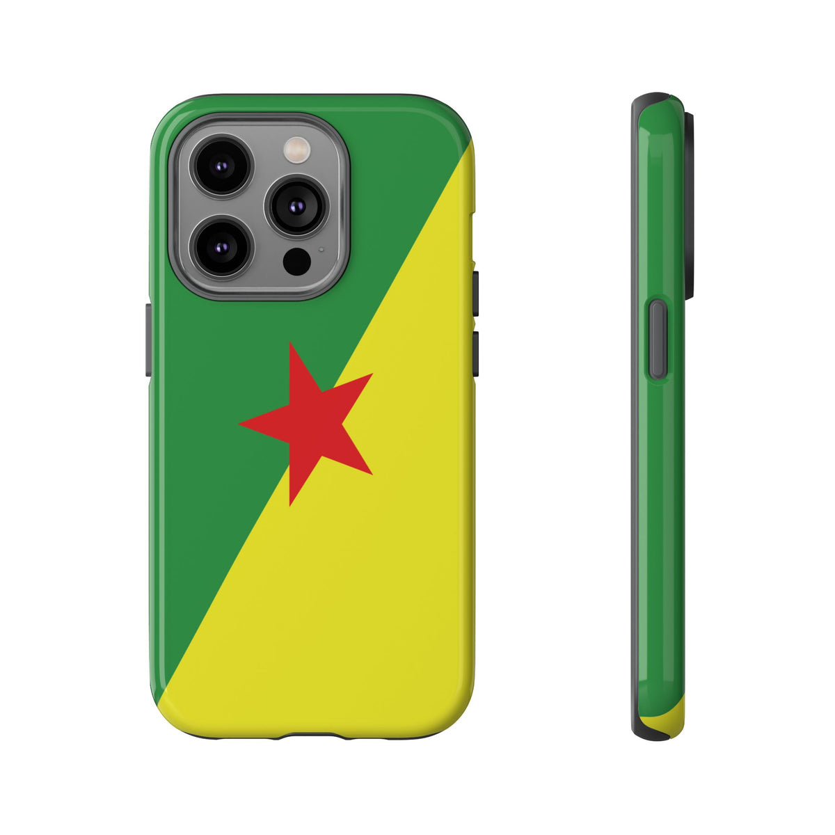 French Guiana Flag Tough Phone Case - Irie Blues Boutique