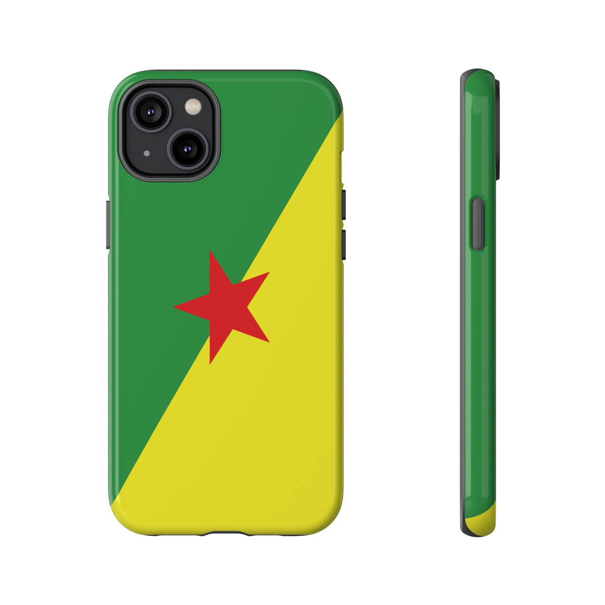 French Guiana Flag Tough Phone Case - Irie Blues Boutique