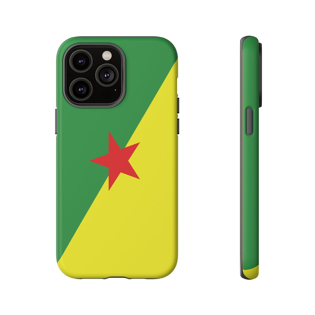 French Guiana Flag Tough Phone Case - Irie Blues Boutique