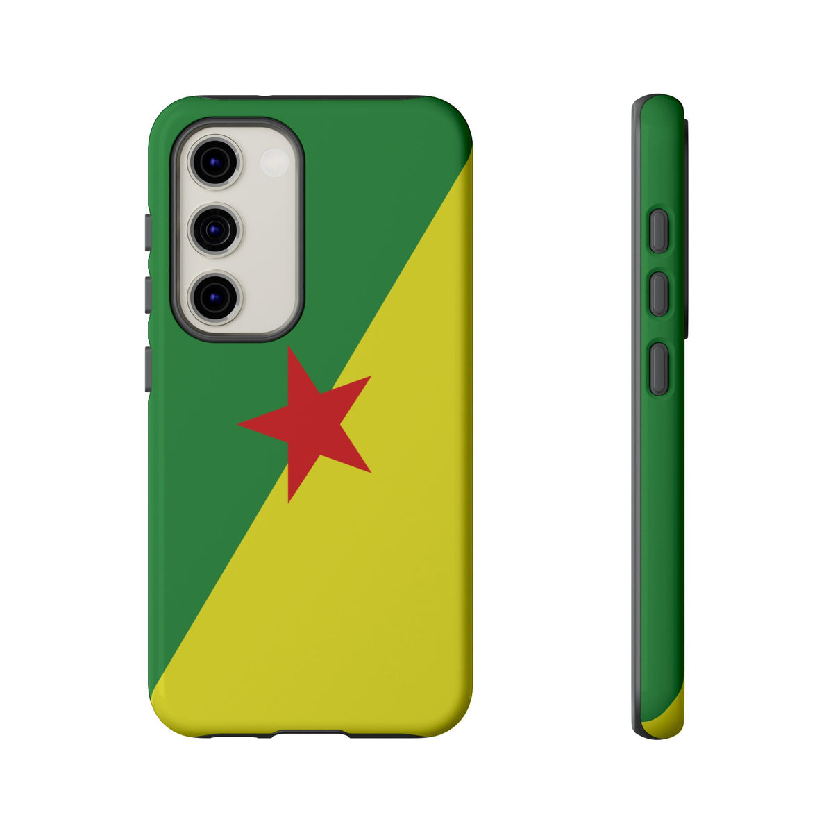 French Guiana Flag Tough Phone Case - Irie Blues Boutique