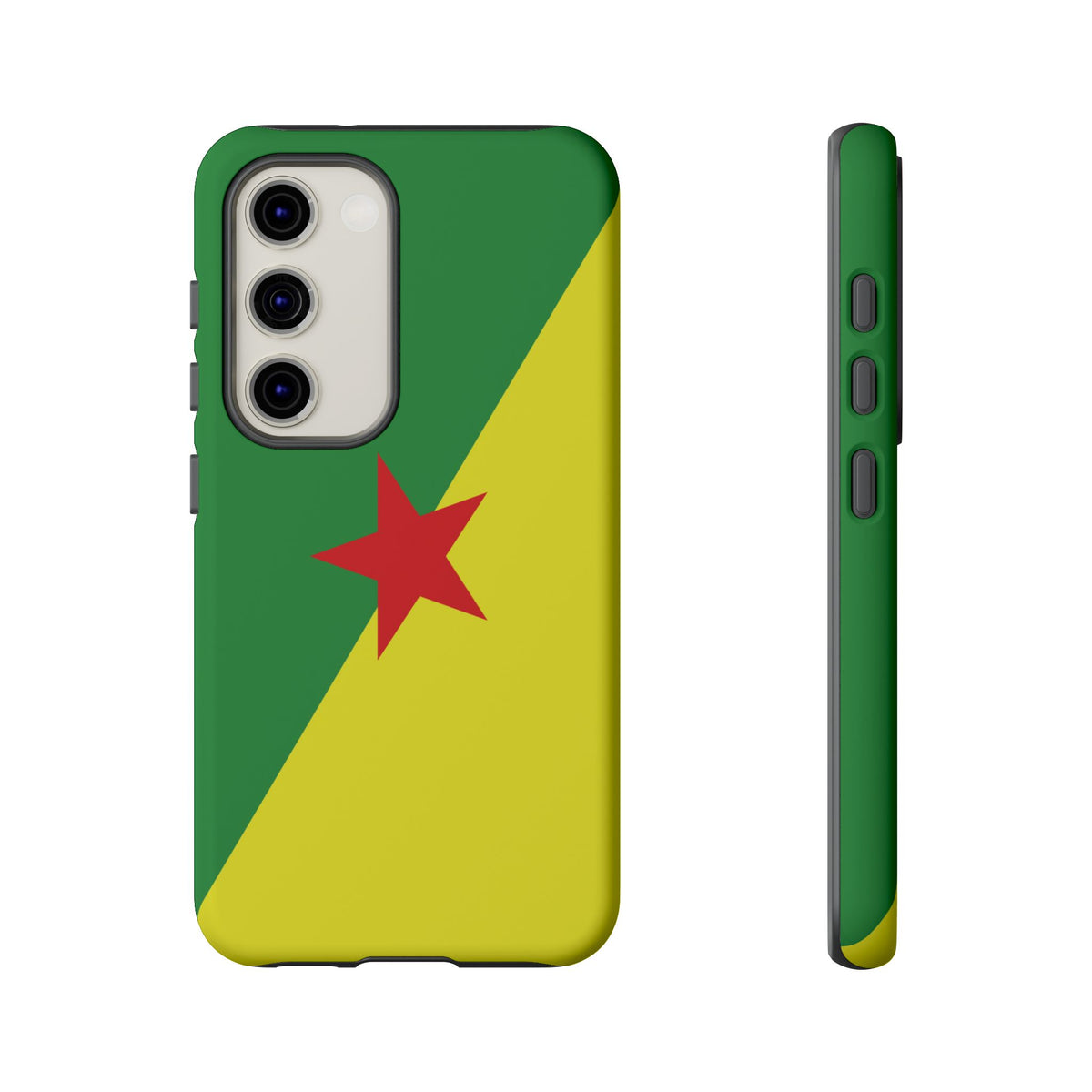 French Guiana Flag Tough Phone Case - Irie Blues Boutique