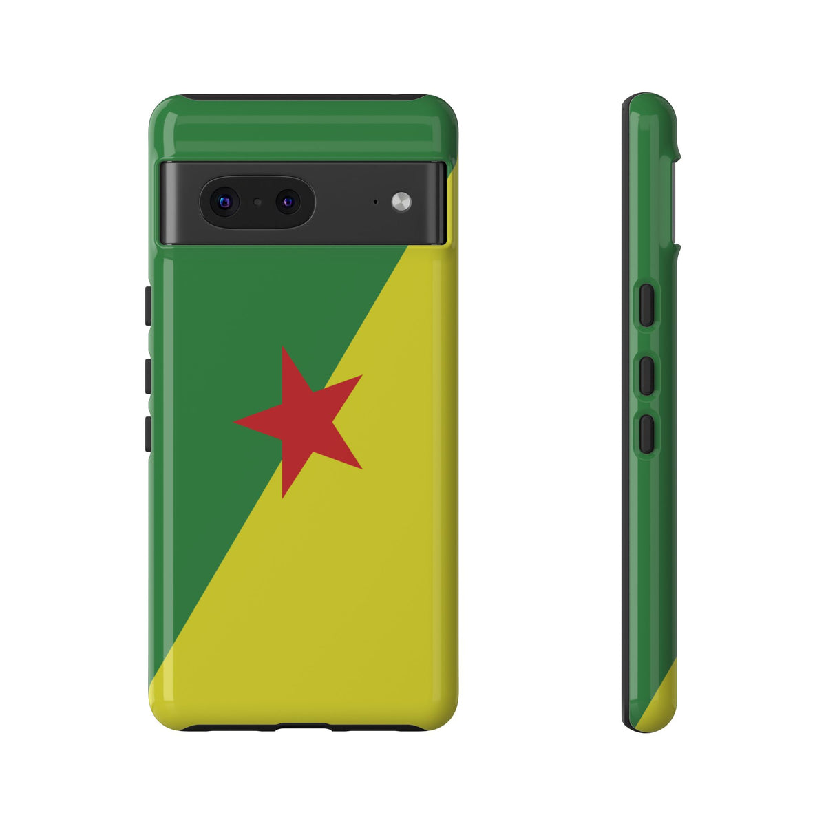 French Guiana Flag Tough Phone Case - Irie Blues Boutique
