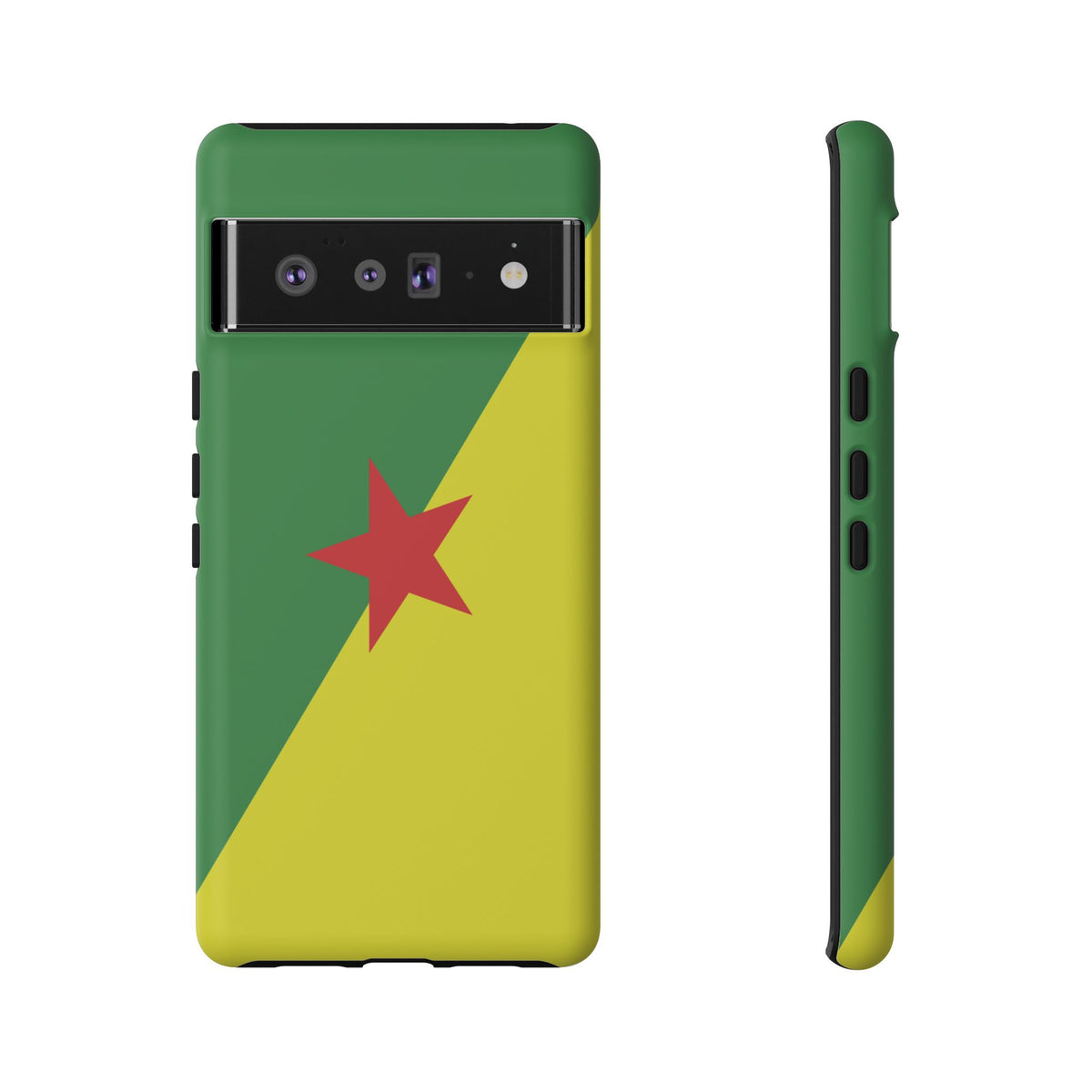 French Guiana Flag Tough Phone Case - Irie Blues Boutique