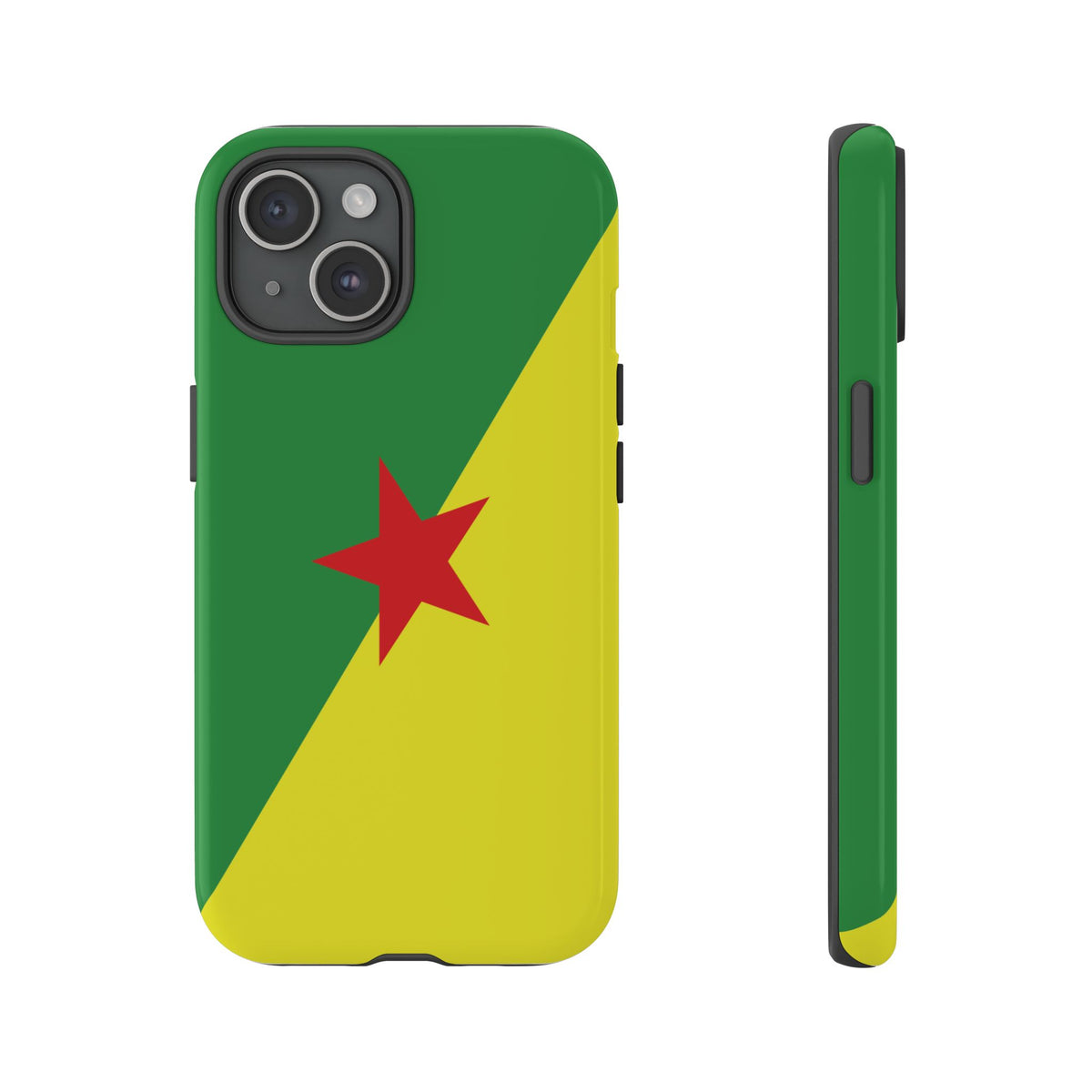 French Guiana Flag Tough Phone Case - Irie Blues Boutique