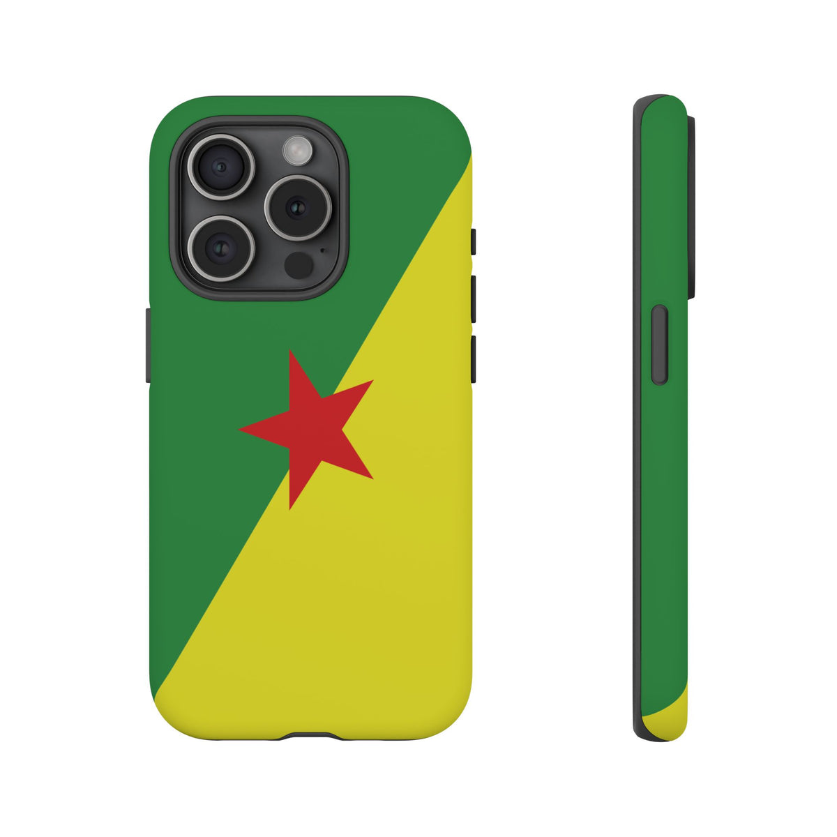 French Guiana Flag Tough Phone Case - Irie Blues Boutique