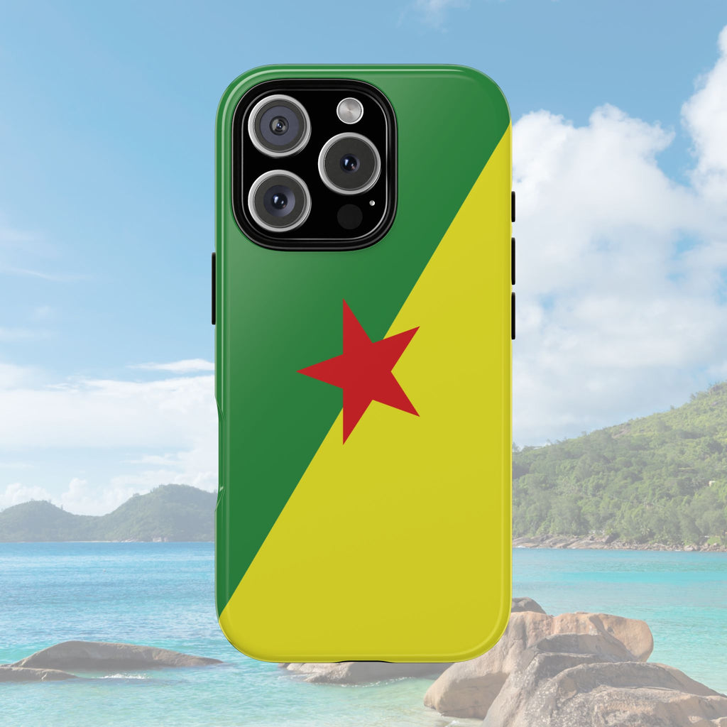 French Guiana Flag Tough Phone Case - Irie Blues Boutique