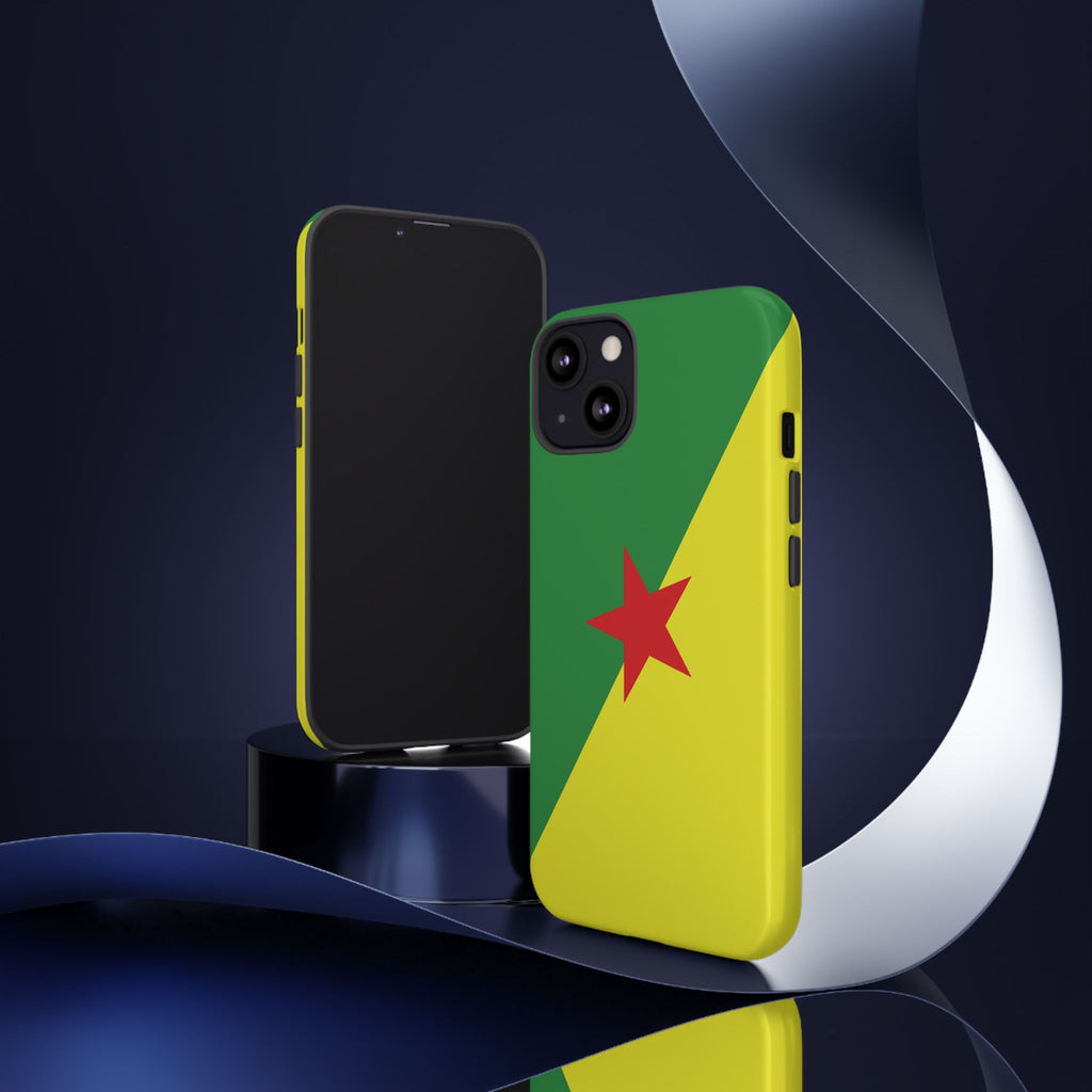 French Guiana Flag Tough Phone Case - Irie Blues Boutique