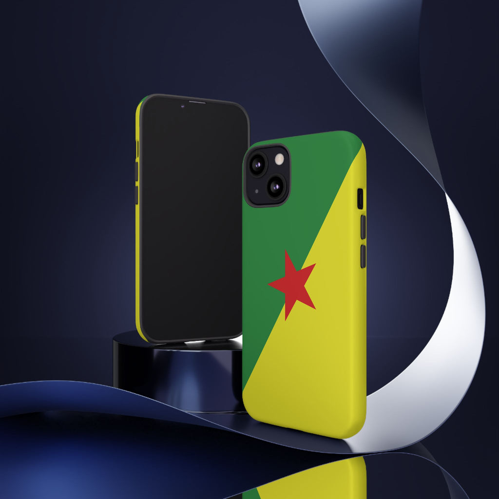 French Guiana Flag Tough Phone Case - Irie Blues Boutique