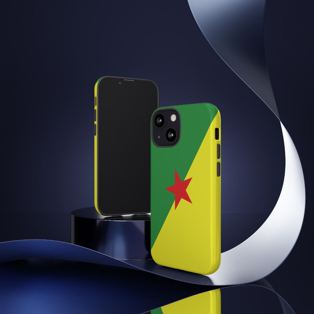 French Guiana Flag Tough Phone Case - Irie Blues Boutique