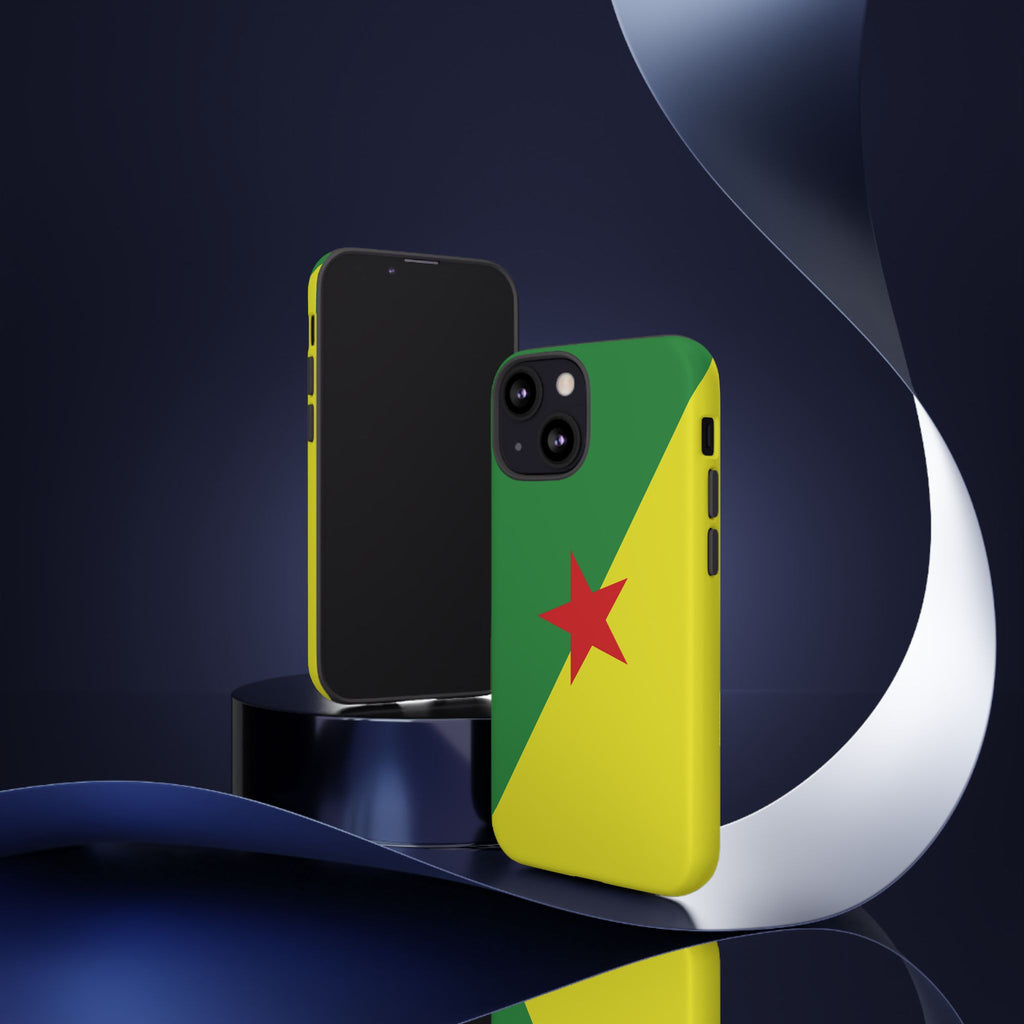 French Guiana Flag Tough Phone Case - Irie Blues Boutique