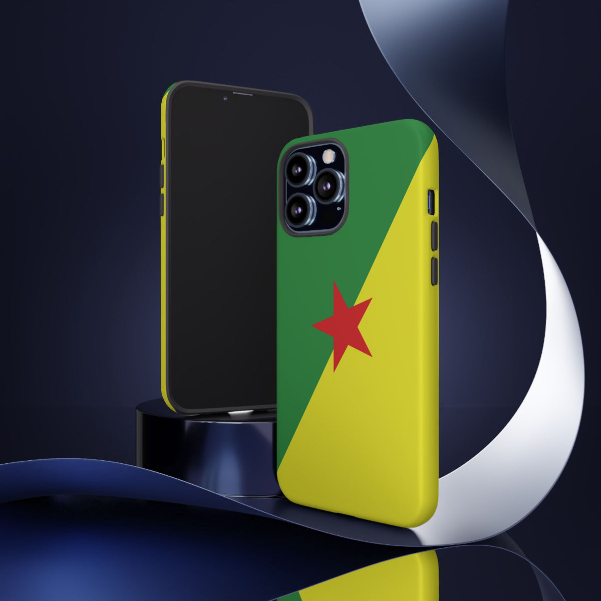 French Guiana Flag Tough Phone Case - Irie Blues Boutique
