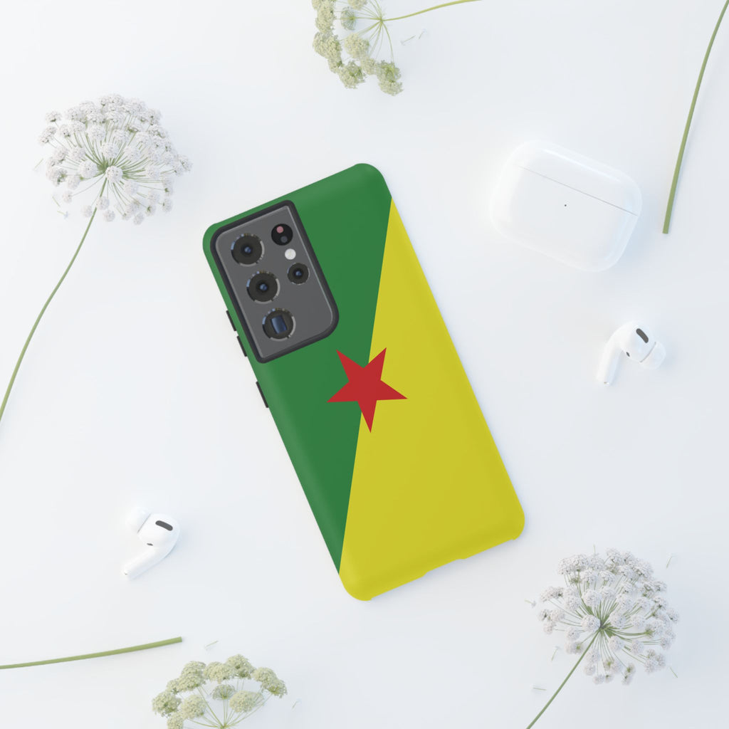 French Guiana Flag Tough Phone Case - Irie Blues Boutique