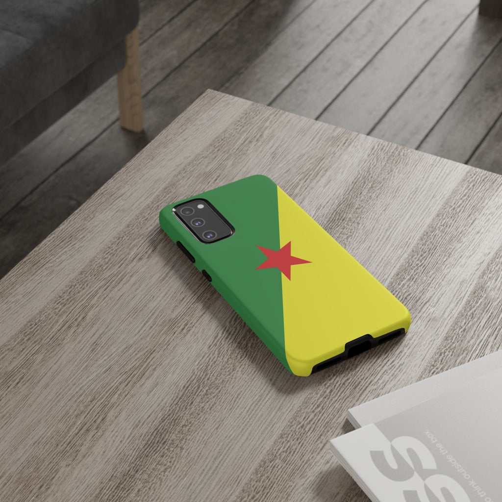 French Guiana Flag Tough Phone Case - Irie Blues Boutique