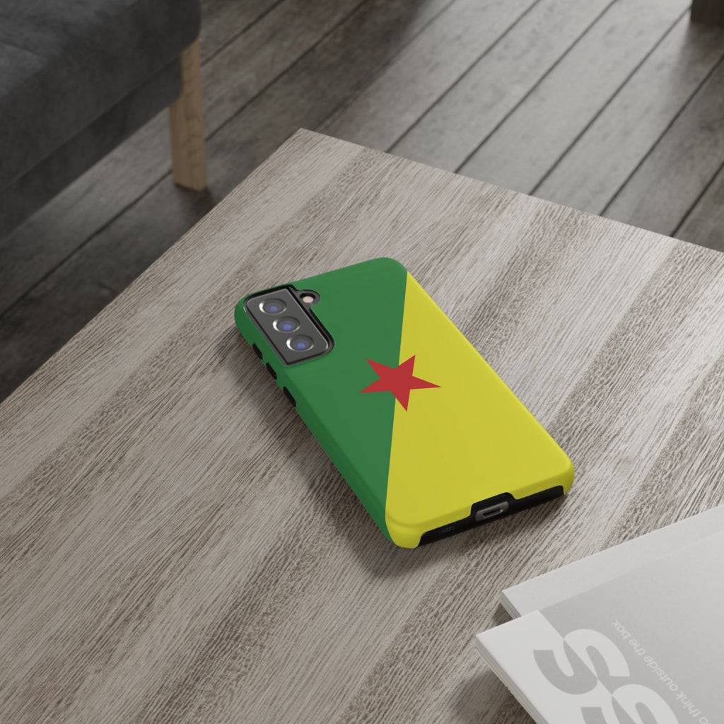 French Guiana Flag Tough Phone Case - Irie Blues Boutique