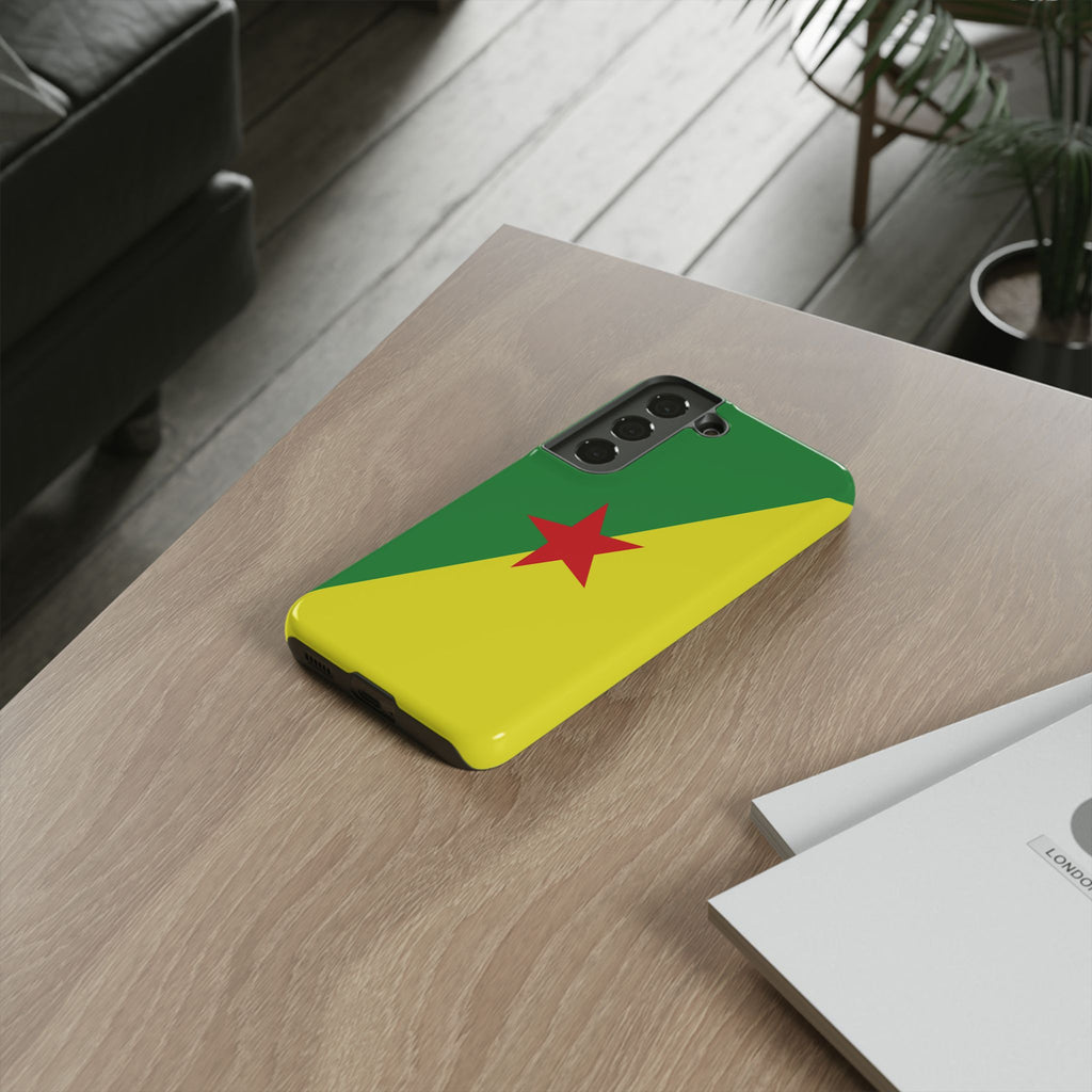 French Guiana Flag Tough Phone Case - Irie Blues Boutique