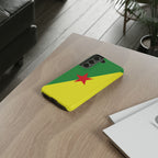 French Guiana Flag Tough Phone Case - Irie Blues Boutique