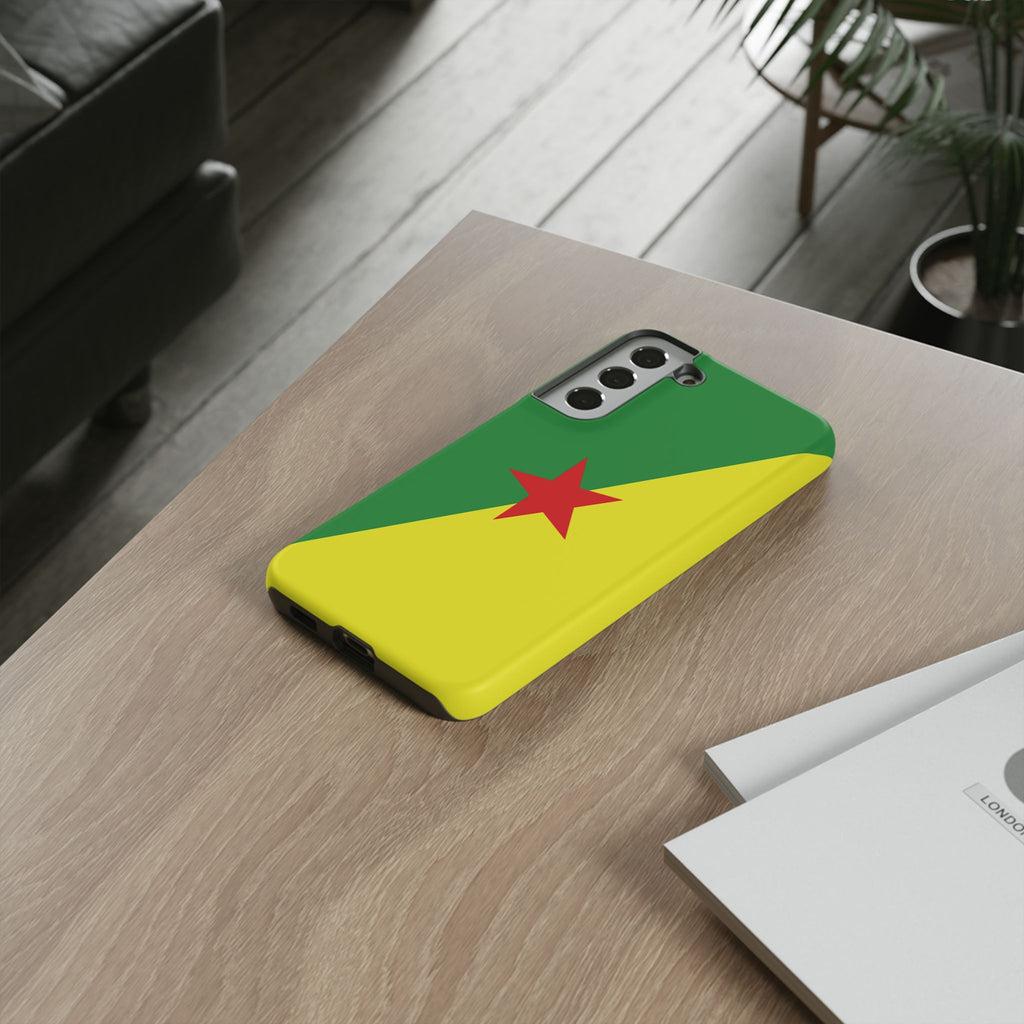 French Guiana Flag Tough Phone Case - Irie Blues Boutique