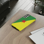 French Guiana Flag Tough Phone Case - Irie Blues Boutique